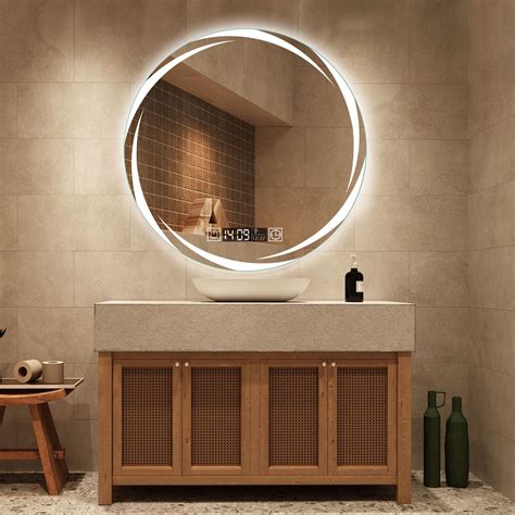 Orion Round Custom LED Mirror Large Vanity Mirror - Inyouths