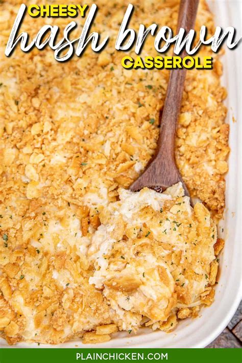 Cheesy Hash Brown Casserole - Plain Chicken