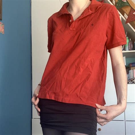 Ralph Lauren Women's Red Polo-shirts | Depop