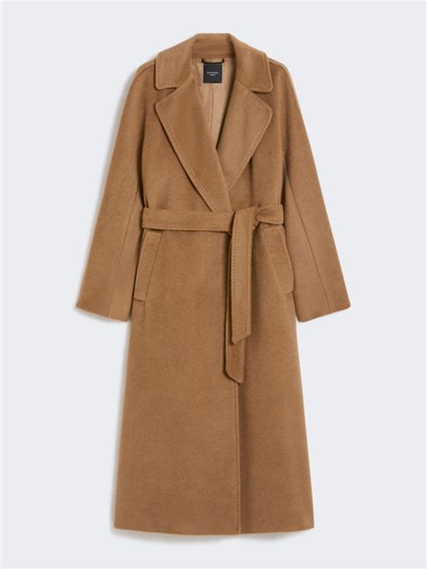 Long wool and alpaca coat, camel | Weekend Max Mara
