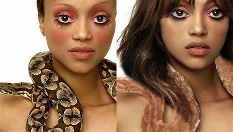 ANTM CYCLE 1: I redid Kesse’s snake photo : ANTM