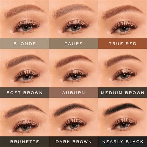 Light Brown Hair Eyebrow Color at Zane Morrison blog