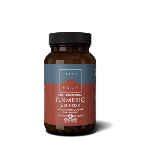 Turmeric & Ginger (fresh freeze dried- Organic) 50s - Good Health Shop