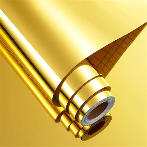 Amazon.com: FunStick Mirror Gold Permanent Vinyl for Cricut Mirrors ...