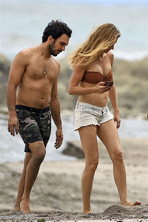 GISELE BUNDCHEN and Joaquim Valente Out at a Beach in Costa Rica 07/01 ...