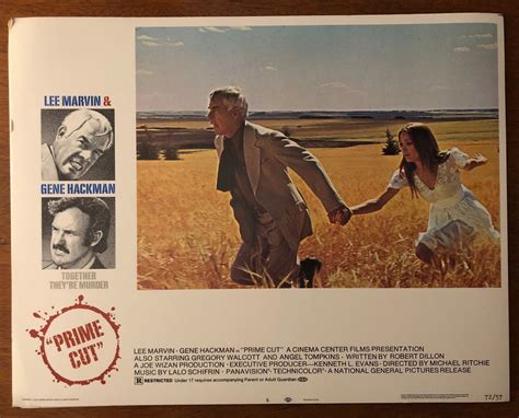 1974 Prime Cut W Lee Marvin Gene Hackman Sissy Spacek Set of 8 | Etsy