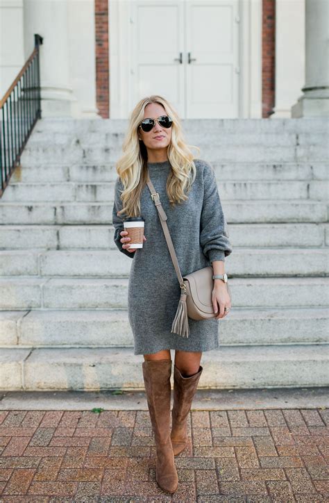 Grey dress outfit online