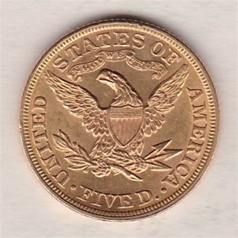 1899 USA Five Dollars Gold Coin | Dorset Coin Company