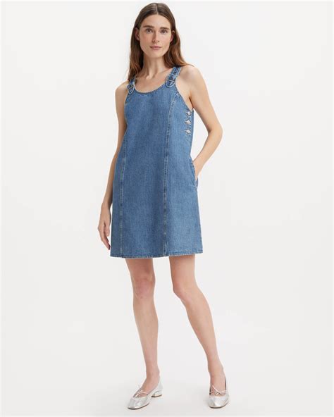 Aly Denim Jumper Dress - Medium Wash | Levi's® US