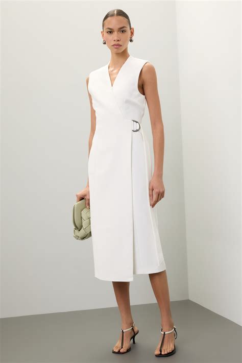 Crossover Midi Dress by Ted Baker | Rent the Runway