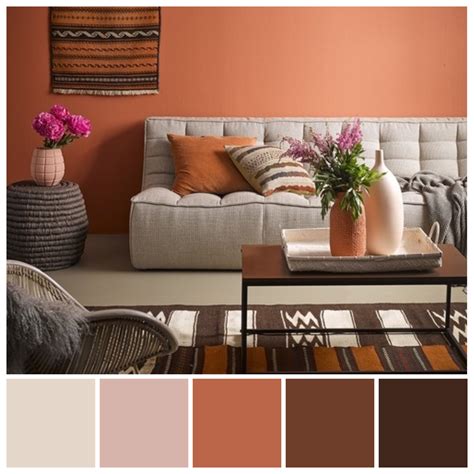 Love these earthy hues! Inspired by Resene Sunbaked, a rich terracotta, this essentially mo ...