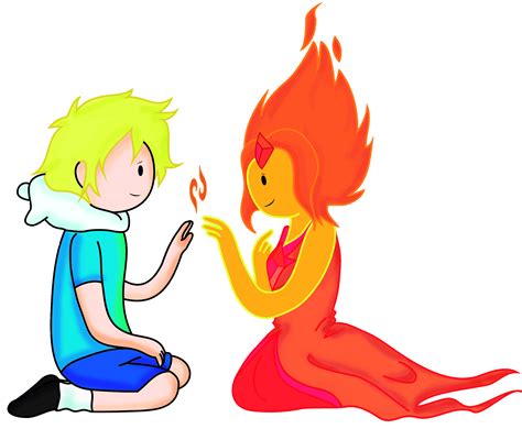 Finn and Princess Flame by Mary147 on DeviantArt