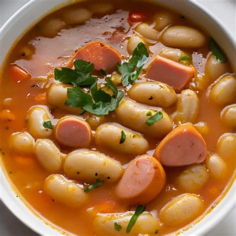 Tuscan White Bean And Sausage Soup – Italian Inspired Dish – Soup Chick