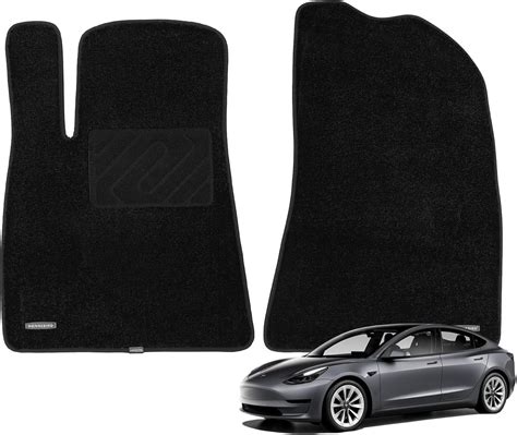 WENNEBIRD Superior Carpet Front Row Floor Mats for 2017-2023 Tesla ...