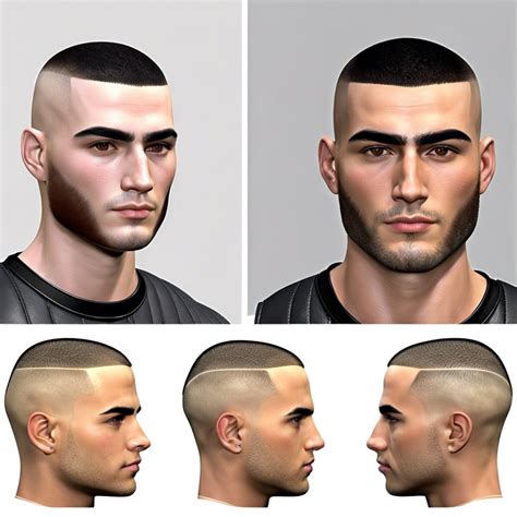 15 Stylish Buzz Cut with Eyebrow Cut Ideas - Burst of Style