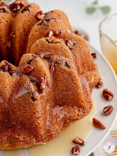 Butter Pecan Rum Cake - Belly Full