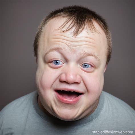 Man with Down syndrome | Stable Diffusion Online