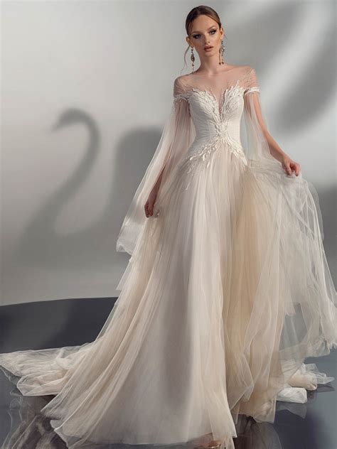 Unique Wedding Dresses With Sleeves