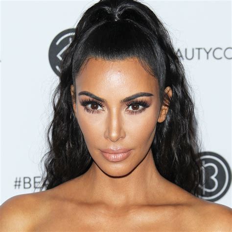 Kim Kardashian Without Eyelashes