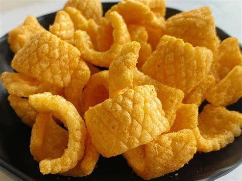 Squid Rice Corn Crackers Prawn Flavor Caramel Rice Crackers