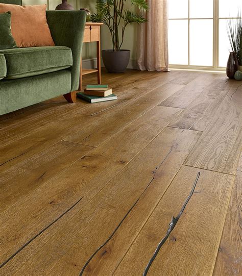 Distressed Oak Hardwood Floors