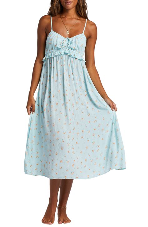 Billabong + Rebel Heart Floral Midi Sundress