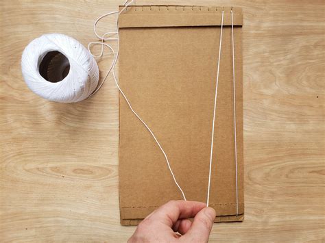 DIY Cardboard Weaving Loom — Cedar Dell Forest Farm