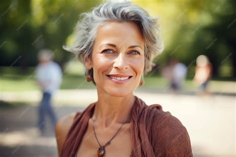 Premium AI Image | AI generated image of mature happy women outdoor