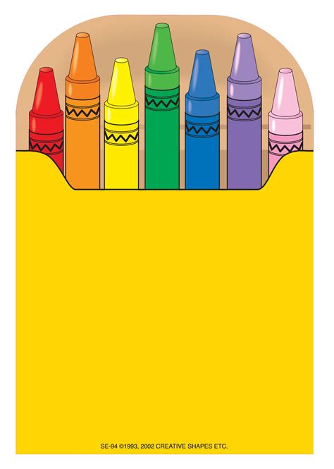 Clipart Crayon Box