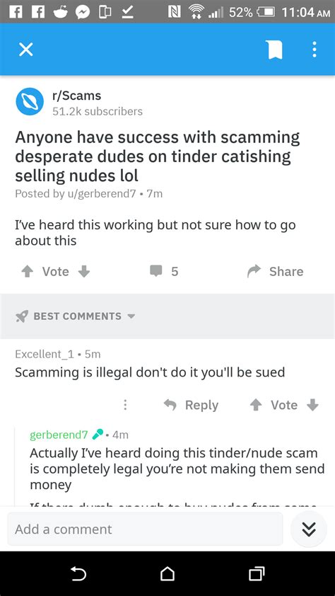 At getting advice on how to make money selling nudes : r/therewasanattempt