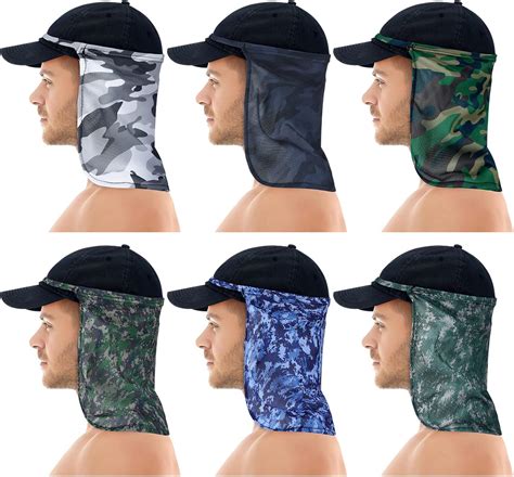 6 Pieces UV Sun Protection Neck Drape Neck Cover Sun Protection UV ...