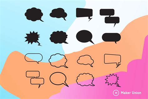 Speech Bubbles | Free DXF Files | Maker Union