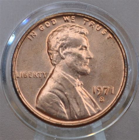 1971 P,D,S Lincoln Memorial Penny - BU - Philadelphia, Denver, San ...