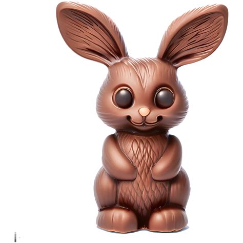 Delicious chocolate bunny 24222699 PNG