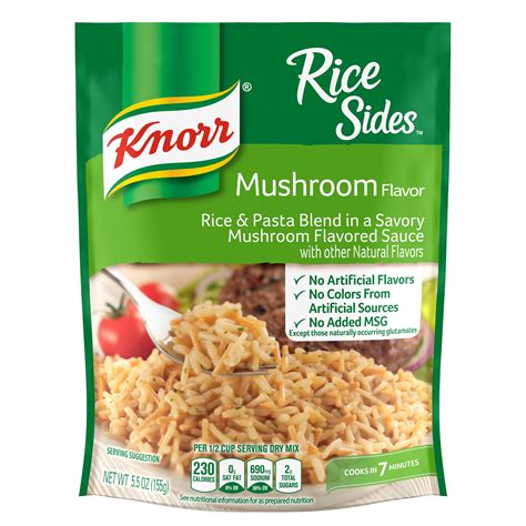 Knorr Rice Sides Dish Mushroom 5.5 oz - Walmart.com - Walmart.com
