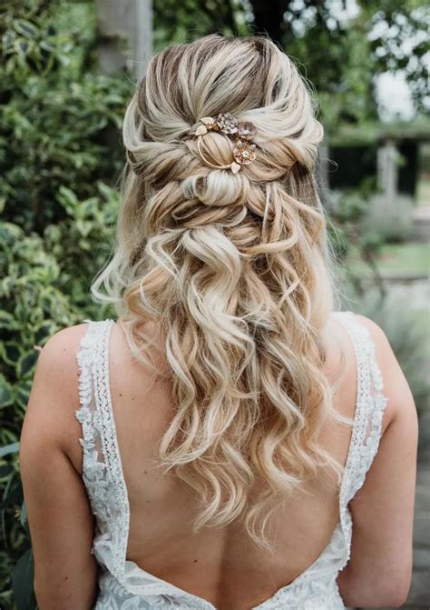 Wedding hairdos half up 60 photos - Astyledwedding.com