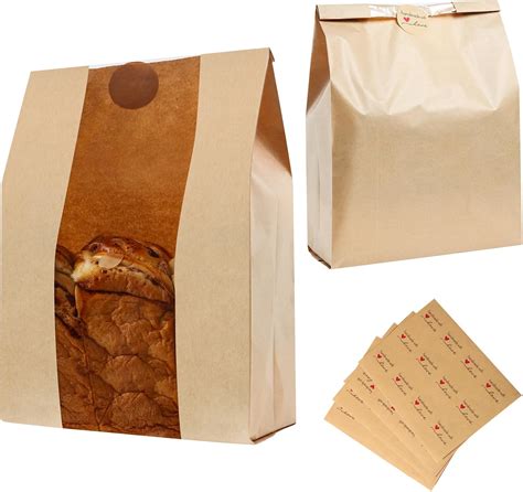 Amazon.com: Bewinnd 100 Pack Bread Bags for Homemade Bread,50% Thicker ...