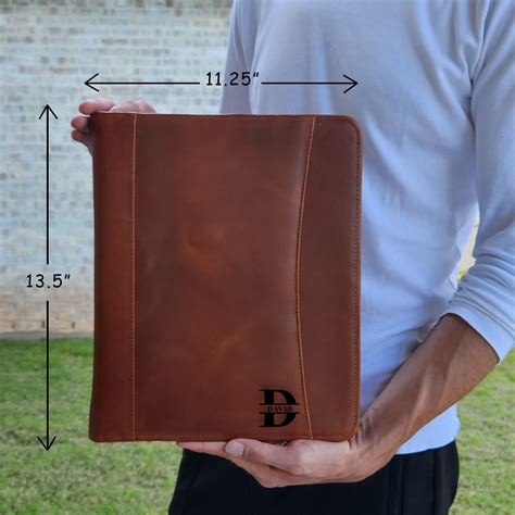 Leather Portfolio for Men, Personalized Portfolio, Christmas Gift, Gift ...