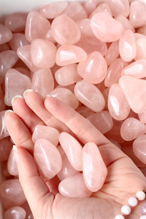 Rose Quartz tumble stone - Carpe Crystals