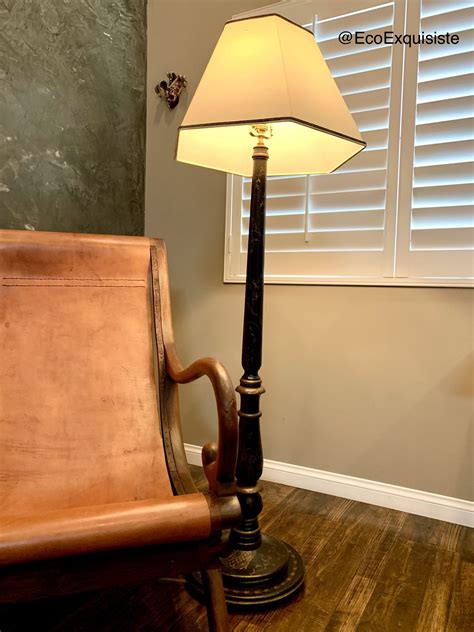 Antique Wooden Floor Lamps