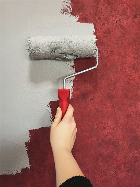 Painting Over Textured Wallpaper