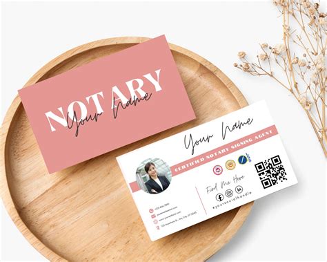 Notary Business Cards,notary Business Card Template,notary Signing ...