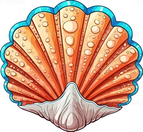Cartoon Seashell Illustration 26414321 PNG