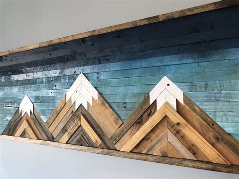 Wood Mountains Wall Art at Regina Martin blog
