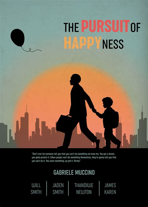 The Pursuit Of Happyness Movie poster Re-designs on Behance