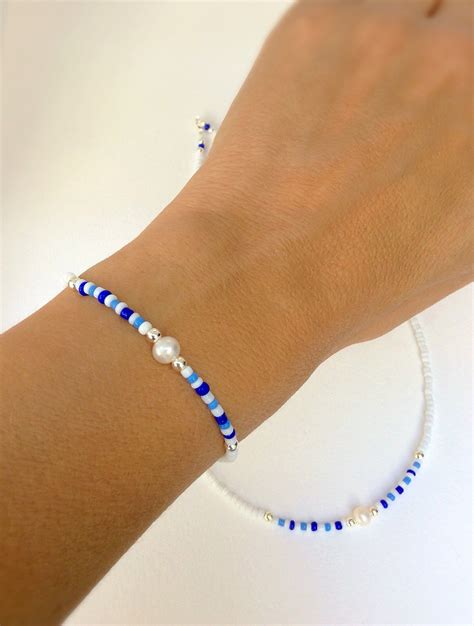 Seed Bead Bracelet, Pearl Bracelet, Freshwater Pearl Bracelet, Gift for ...