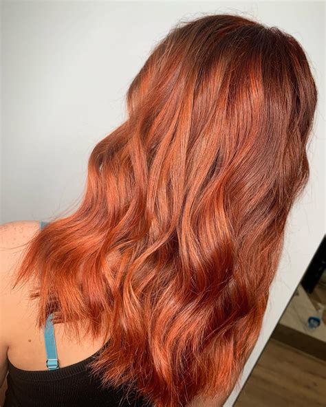 Reddish Orange Hair Color