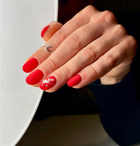 Red Matte Nails Designs
