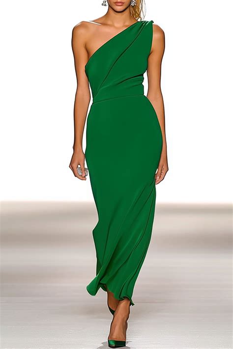 Party Prom Dress Metallic Fabric Colorful Long Sleeve Pleated Maxi ...