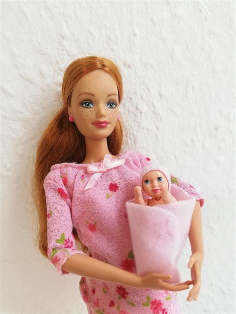 Happy family pregnant barbie new arrivals